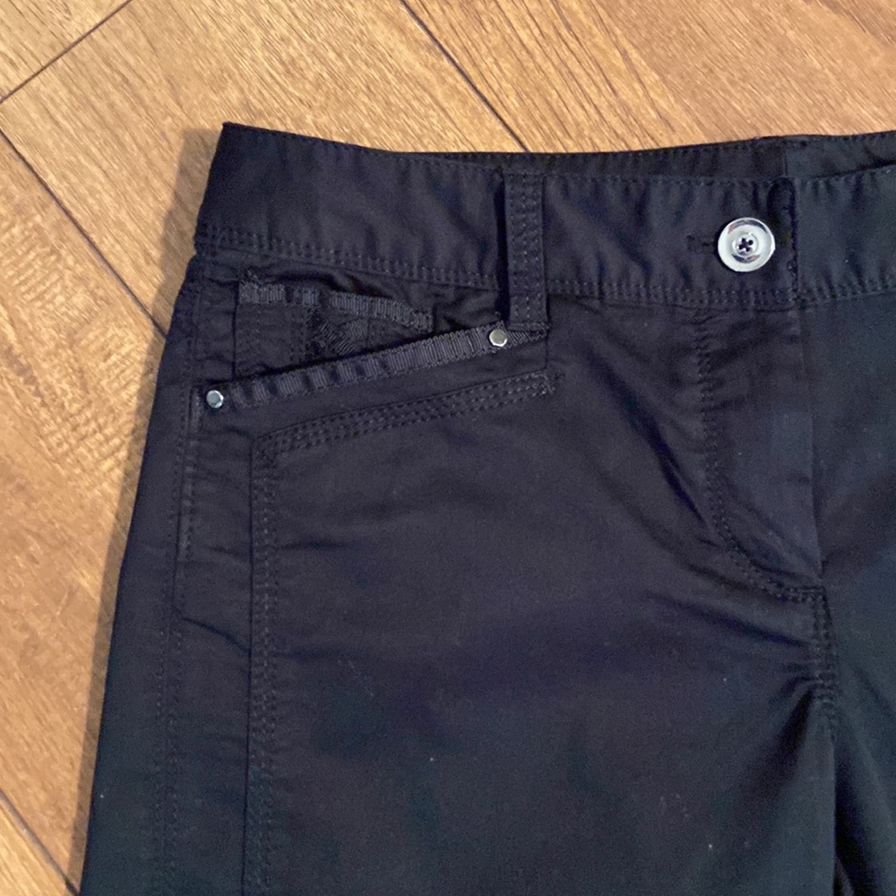 WHBM Black Bermuda Shorts 10.25” Inseam - Picture 3 of 14